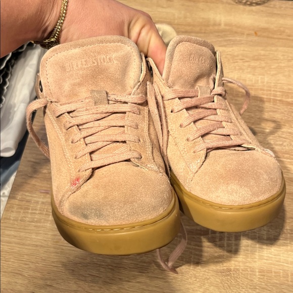 Birkenstock Blush Suede Lace-Up Shoes sneakers - Picture 6 of 7